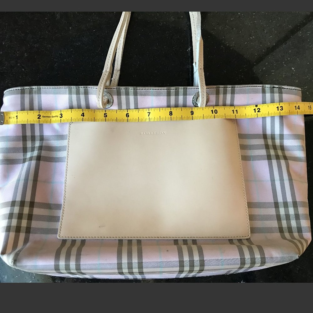 Pink Burberry Tote - Picture 4 of 16